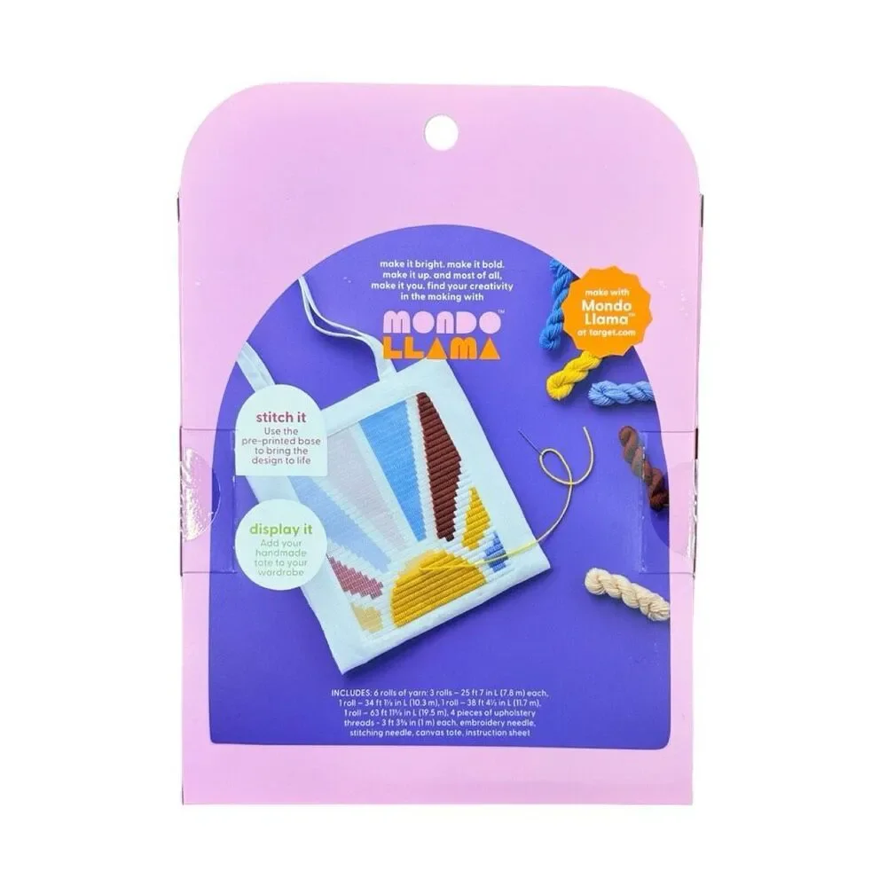 Mondo Llama Create-Your-Own Tote Bag - 14” x 12”